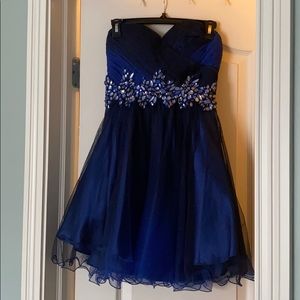 Blue sparkly dress
